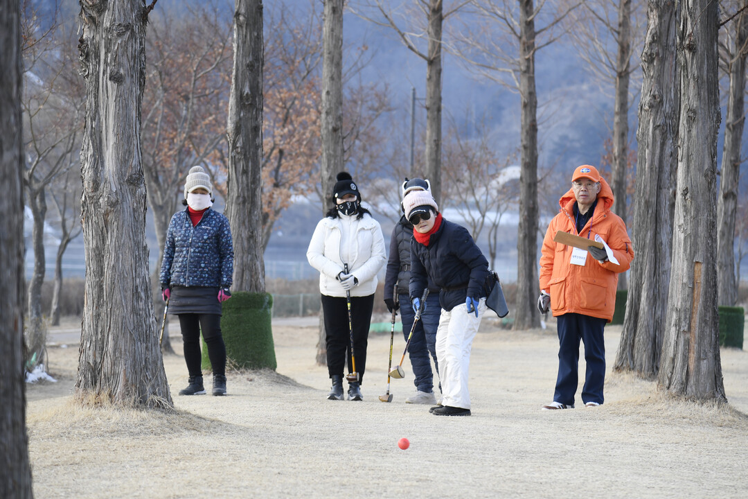 지난해 2월 열린 2025 시즌 오픈 전국 파크골프 대회 전경