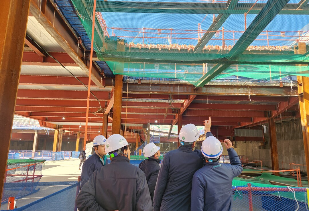 해빙기 취약시설 안전점검. 동구 제공