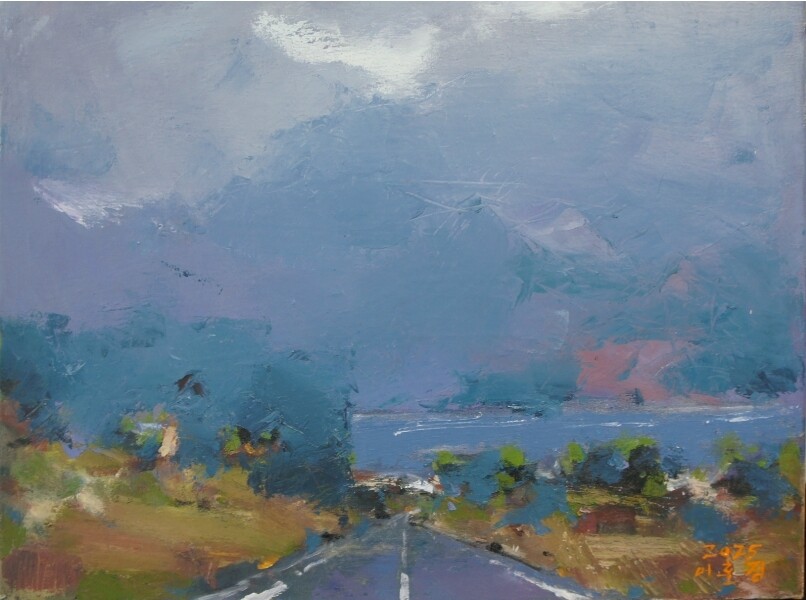이훈정作_ 길 WAY _ 50.5 x 40.5cm _ oil on canvas _ 2025