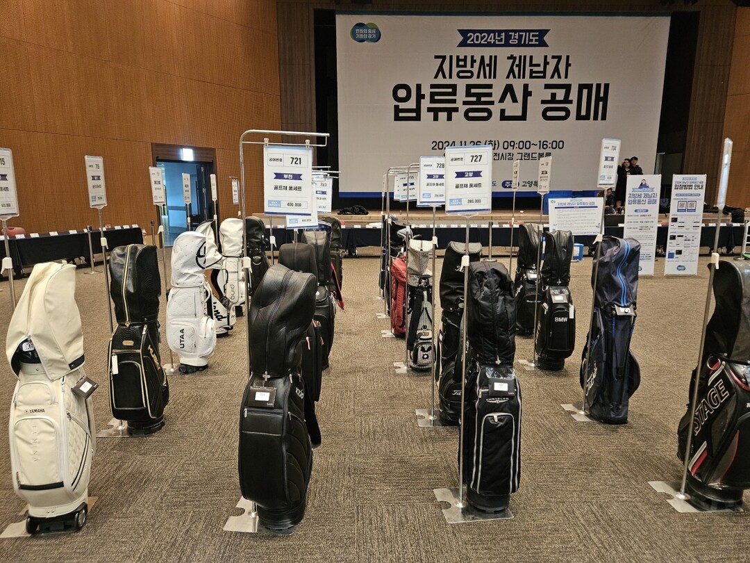 2024년 지방세 체납자 압류동산 공매. 고양시 제공