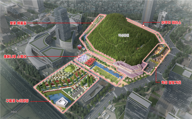 울산시, 학성공원 물길복원 추진