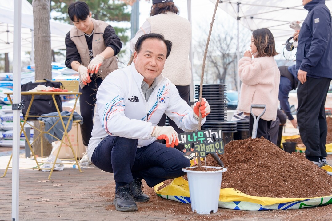 오산시, 오산천 단장·식목일 행사 개...