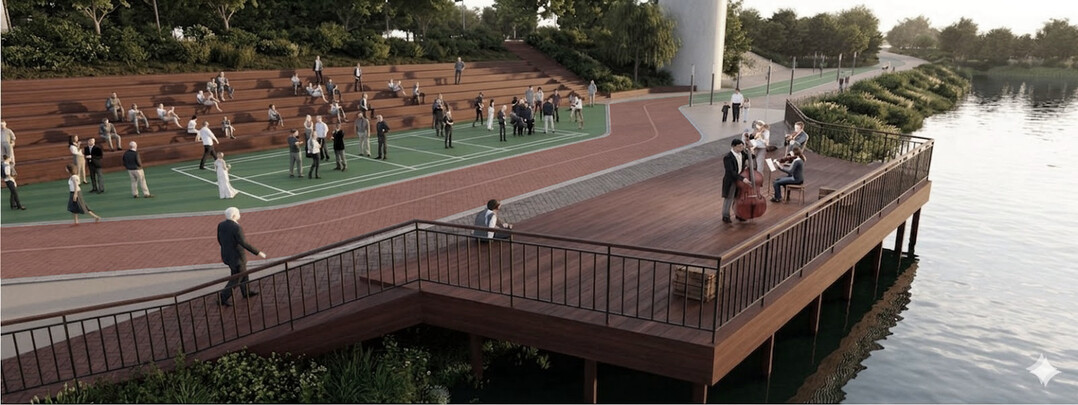 수변무대 조감도