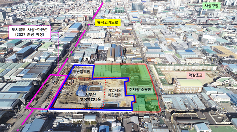 현장사진. 부산시 제공