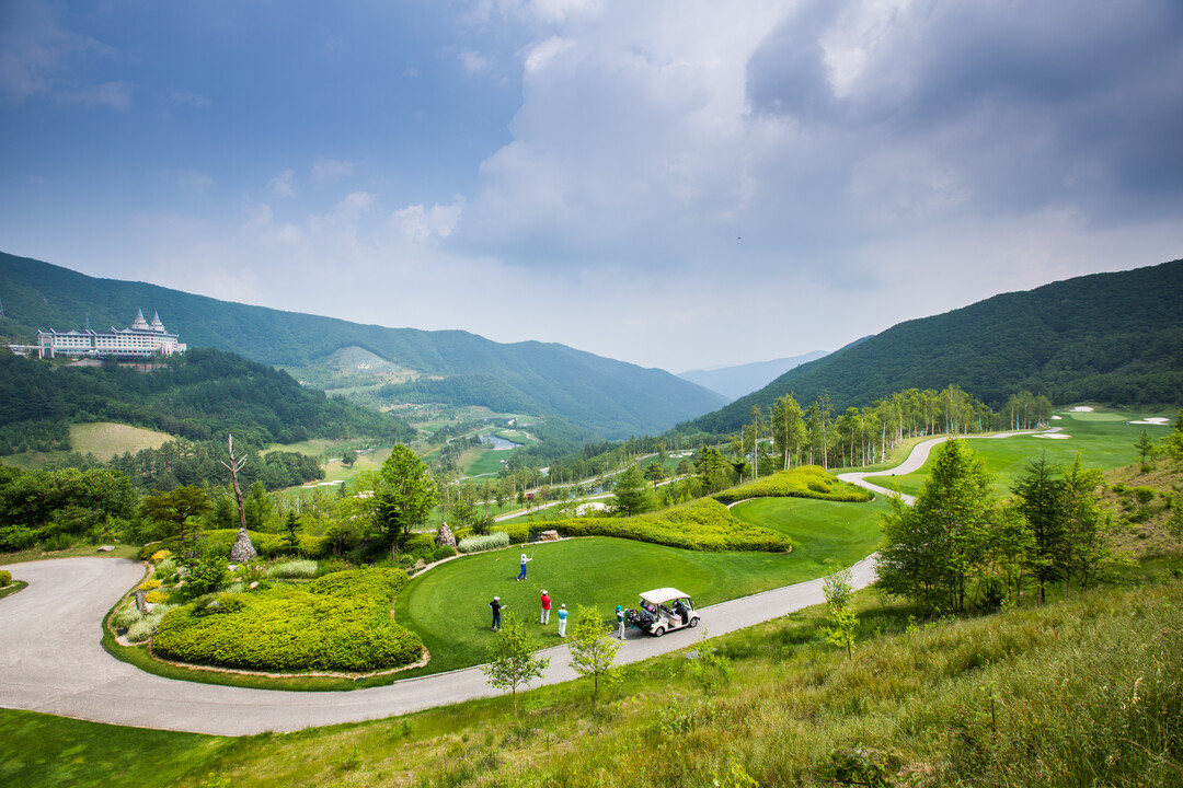 하이원CC 전경. 강원랜드 제공