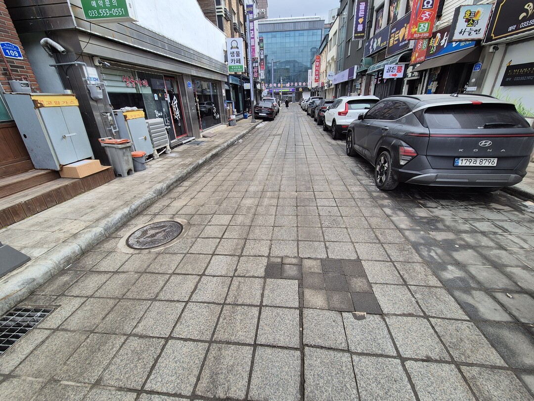 황지동 먹거리길 현황. 태백시 제공