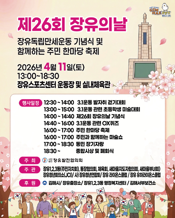 김해시“젊은 도시 장유, 역사와 일상...