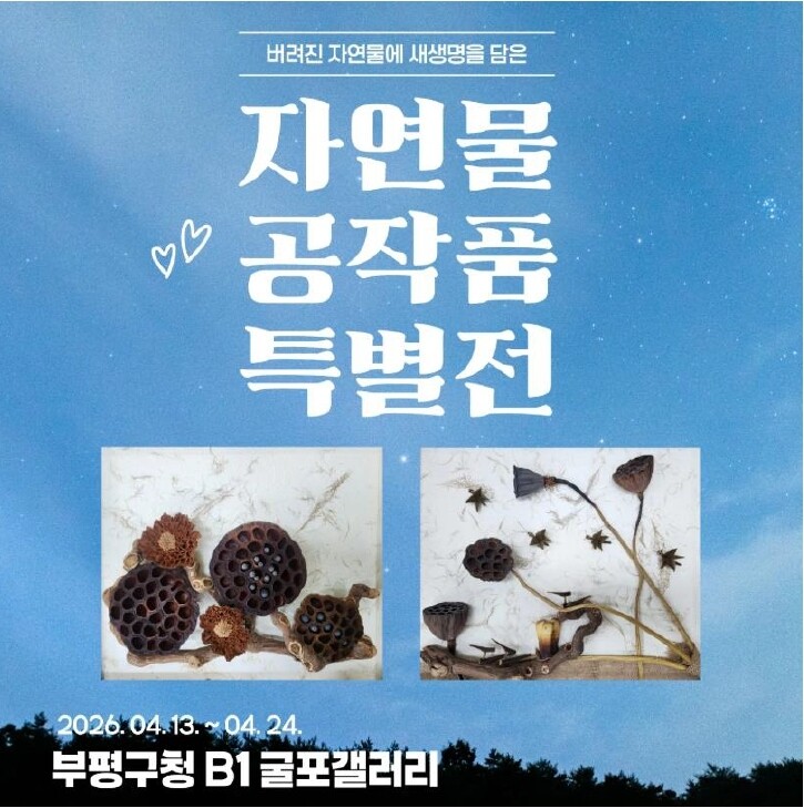 인천 부평구청 굴포갤러리, ‘자연물 ...