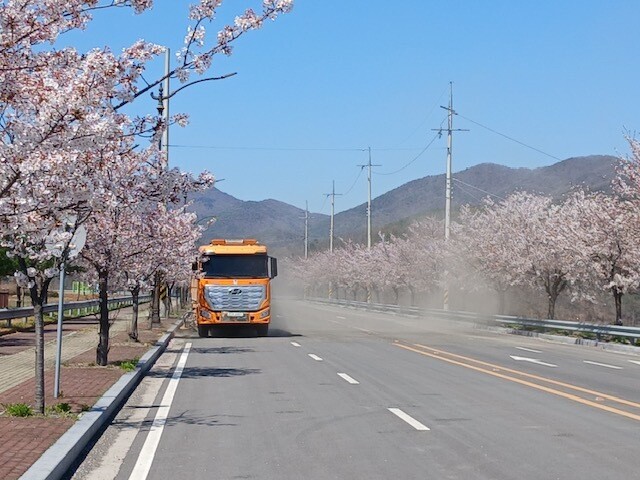 경주시, 양성자가속기 진입도로 우기 ...
