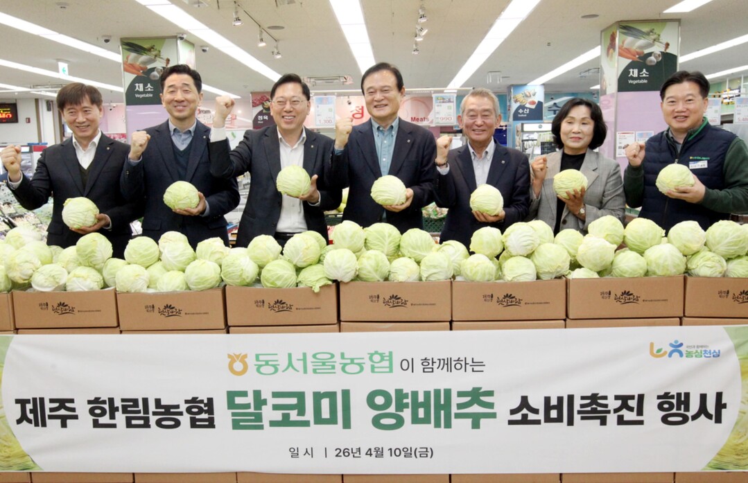 동서울농협, ‘달콤이 양배추 소비촉진...