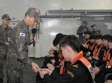 부산해군과학기술고등학교 2학년 첫 항해실습 성료
