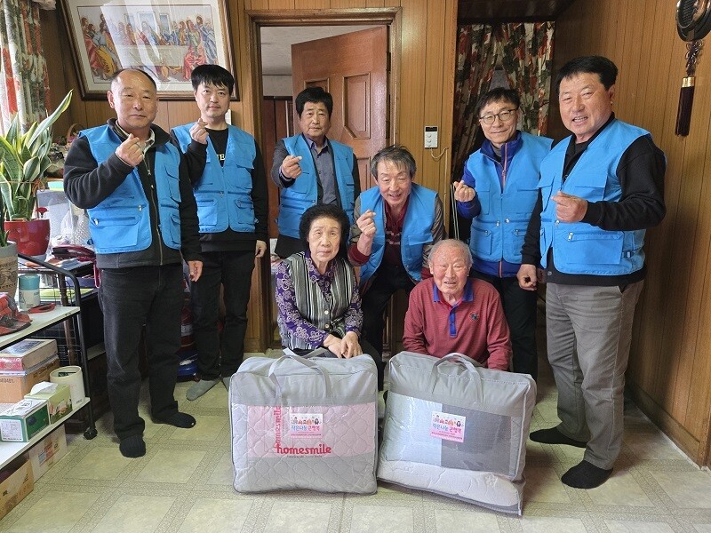 문곡소도동 지역사회보장협의체, 침구류 교체 사업 추진.