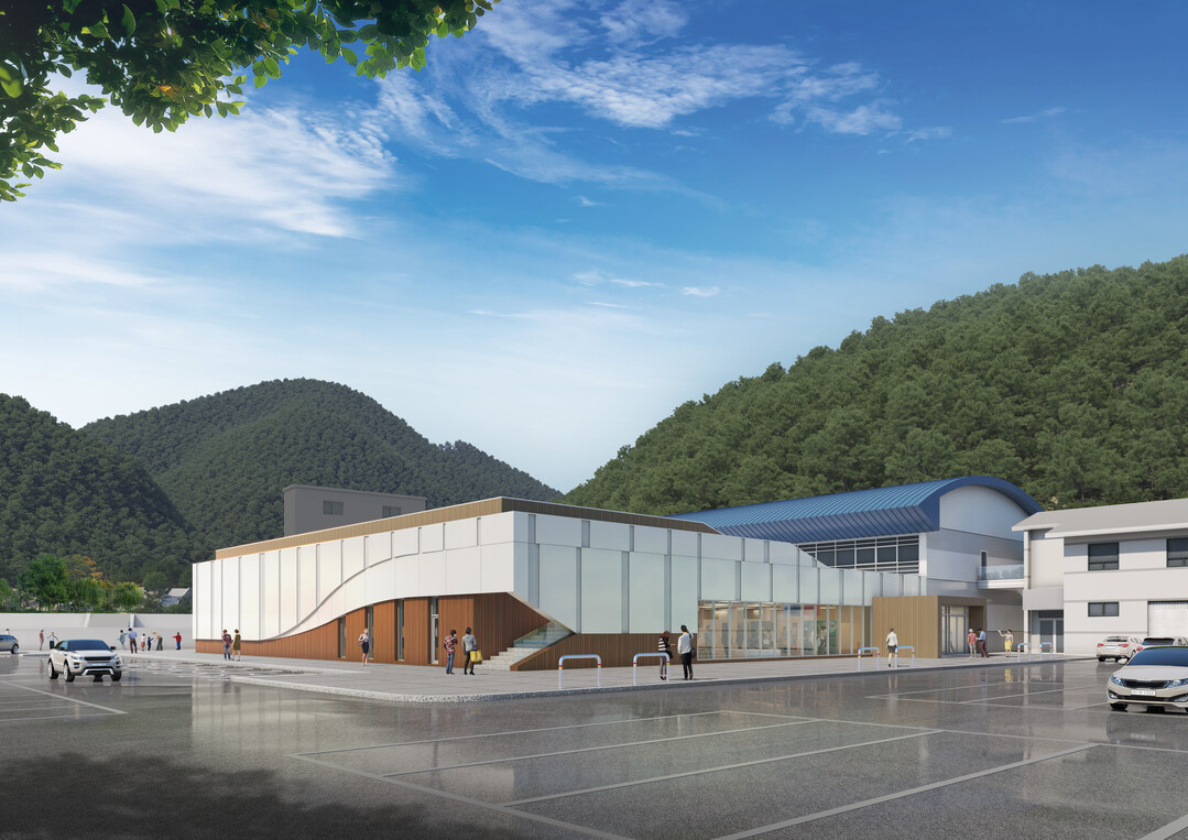 볼링경기장 증축 조감도 및 투시도