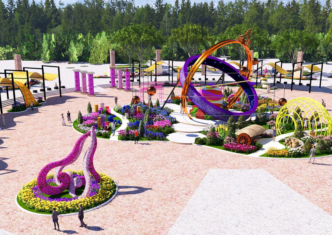 2026 고양국제꽃박람회 &lsquo;시간여행자의 정원&rsquo; 조감도