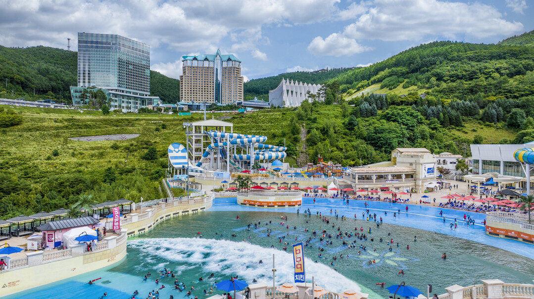 하이원 워터월드 전경. 강원랜드 제공
