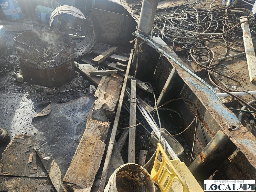 목포해경, 선박 내 불법소각 행위 적...