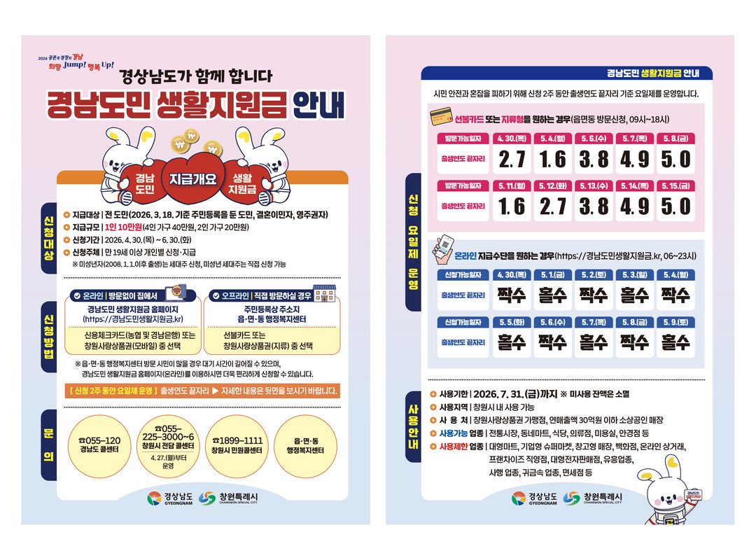 창원특례시, ‘경남도민 생활지원금’ ...