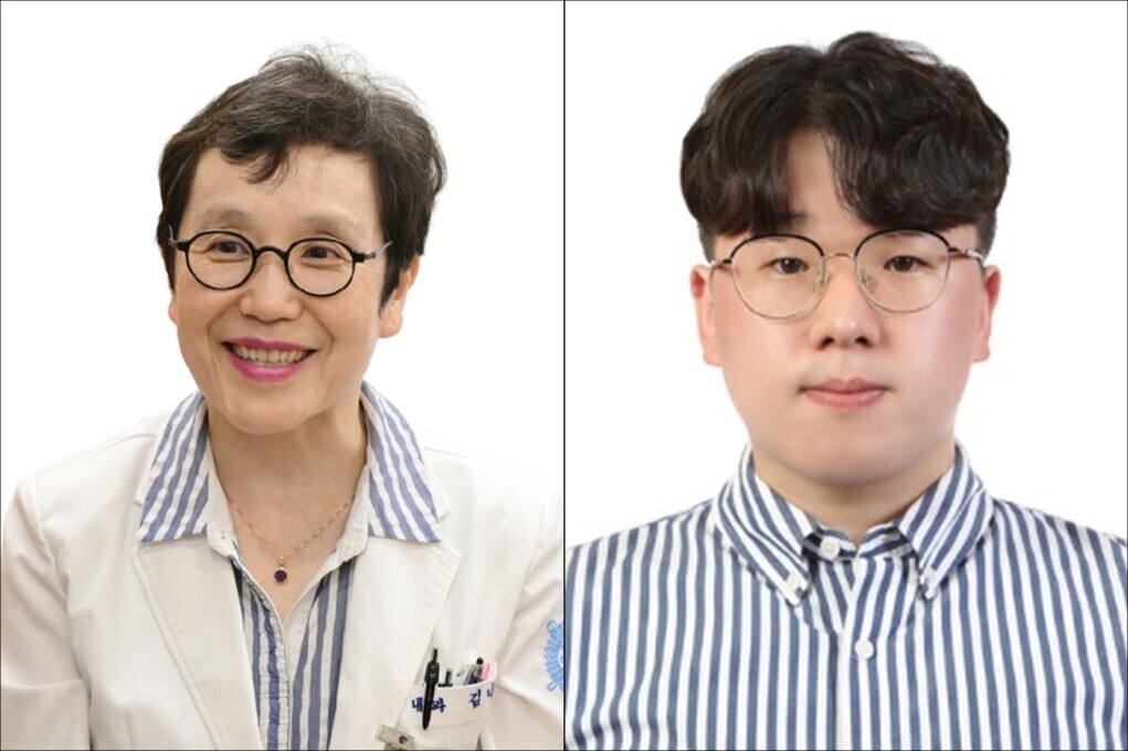 분당서울대병원 소화기내과 김나영 교수(왼쪽), 서울대 헬스케어융합학과 하성찬 박사과정생(오른쪽)