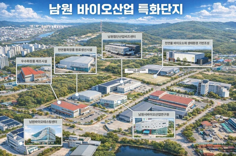 남원 바이오산업 특화단지 전경. 남원시 제공