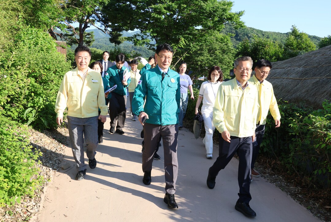 아산 외암마을 야행 축제장 현장점검. 충남도 제공