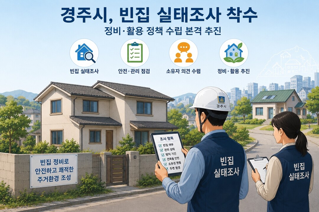경주시, 방치 빈집 실태조사 착수…안...