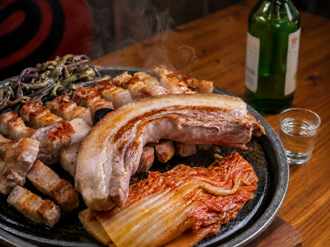 '삼겹살에 쏘주 한잔'...