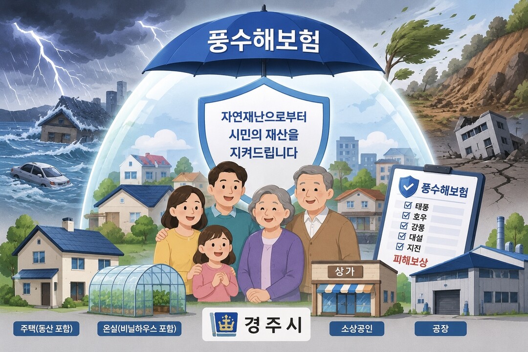 경주시, 풍수해보험 지원사업 추진…자...