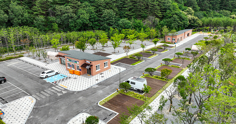 태백시시설관리공단, 절골힐링캠핑장 화로받침대 무료 대여서비스 운영. 태백시 제공