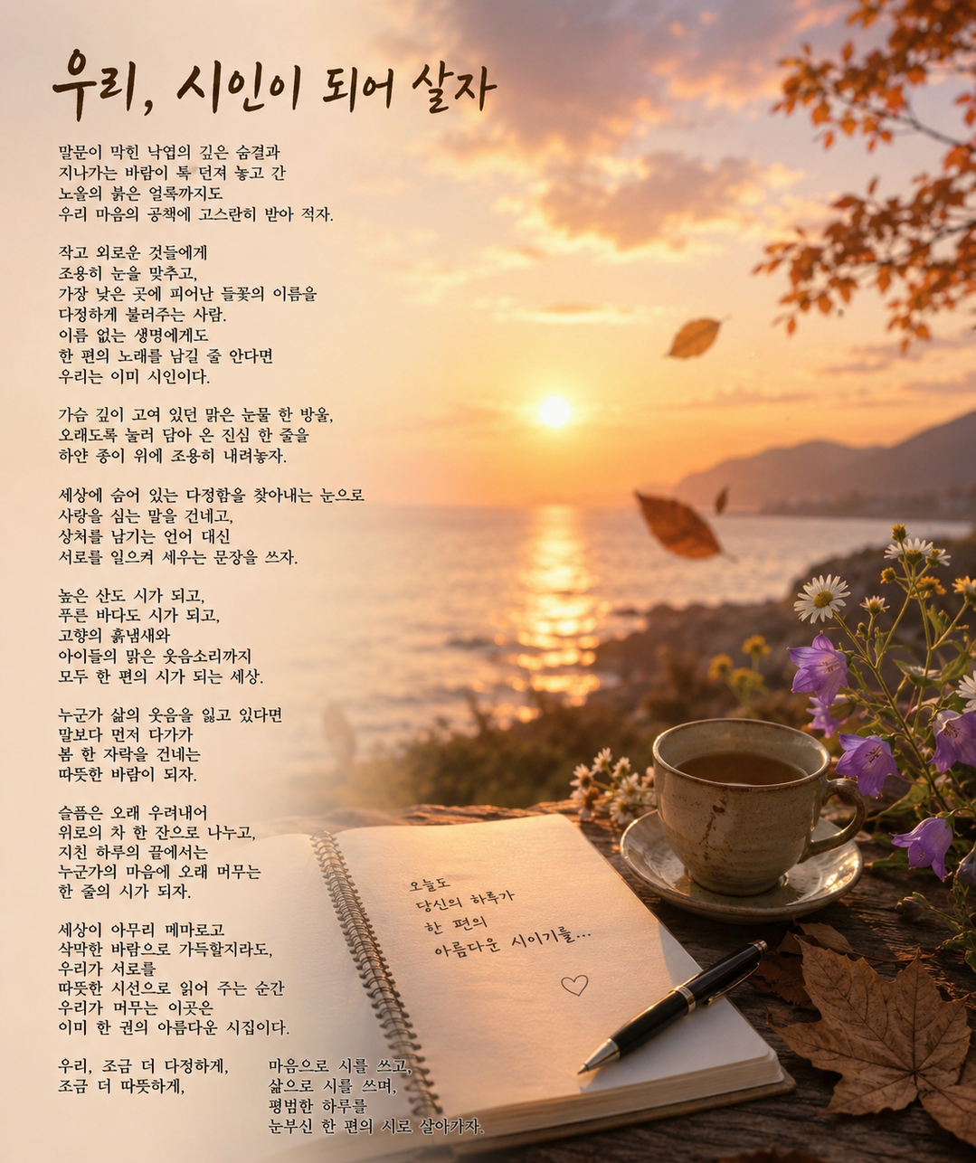 우리, 시인이 되어 살자