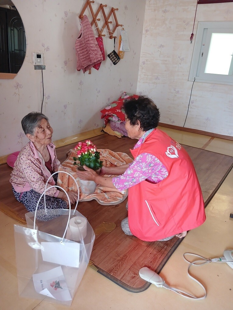 안계면, 마을돌보미와 함께하는 &lsquo; 내 마음속 작은 정원&rsquo;사업