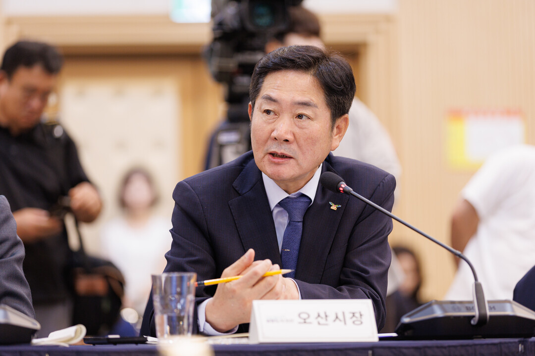 조용호 오산시장, 민선9기 첫 도-시군 간담회서 &lsquo;성장도시 오산&rsquo;비전 제시. 오산시 제공