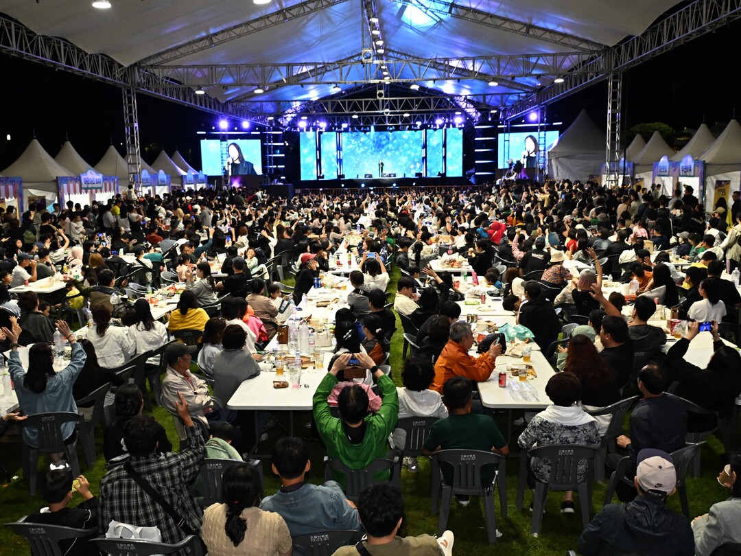 작년에 하이원리조트에서 진행된 잇다 페스타 공연 모습.