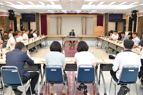 [포토] 화천군 8월 주요 업무보고회