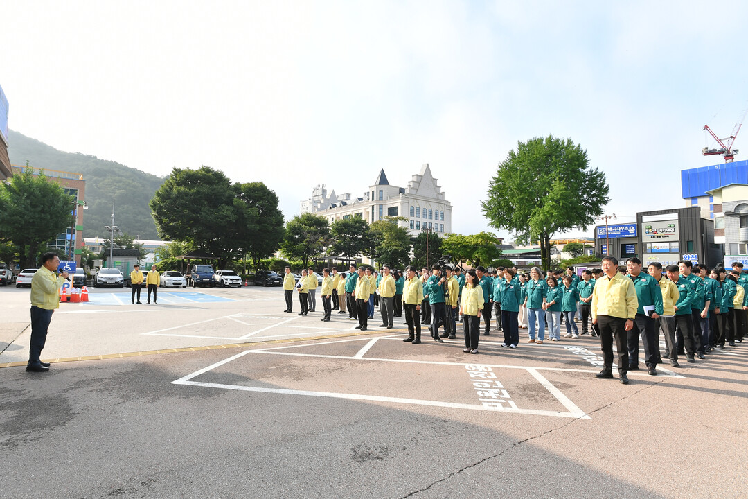  2026 을지연습 비상소집 훈련이 18일 오전, 화천군청에서 김세훈 군수를 비롯한 전직원들이 참석한 가운데 열렸다.(화천군청 제공)
