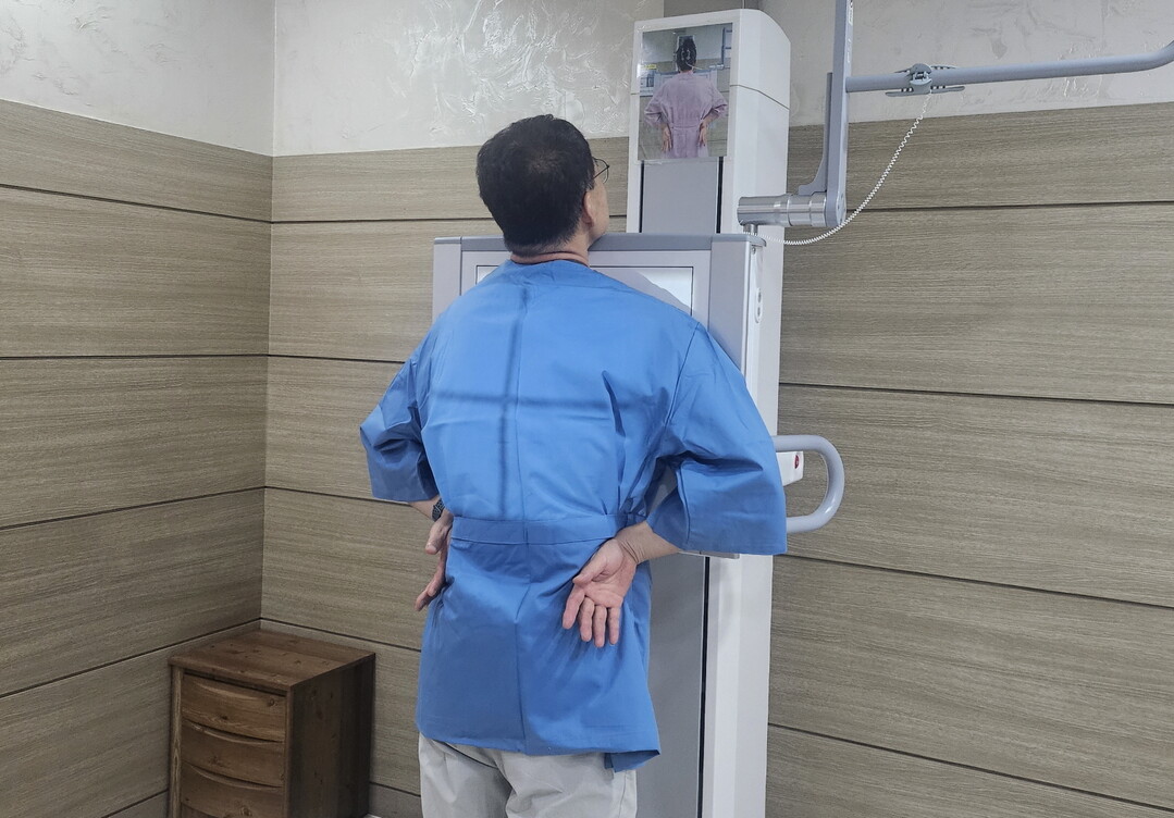 강북구보건소에서 결핵검진이 진행되고 있는 모습