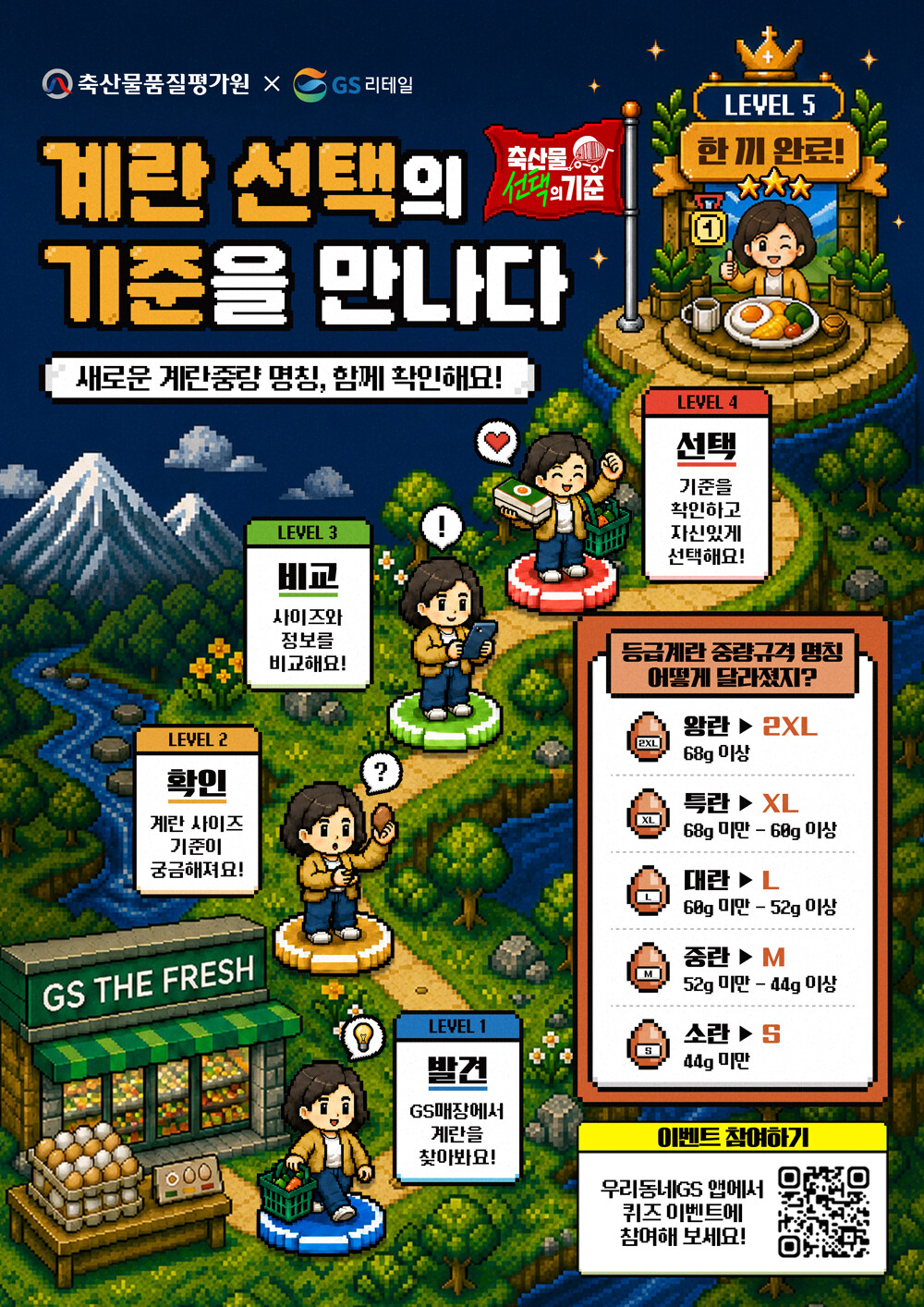 &lsquo;계란 선택의 기준을 만나다&rsquo; 캠페인 포스터