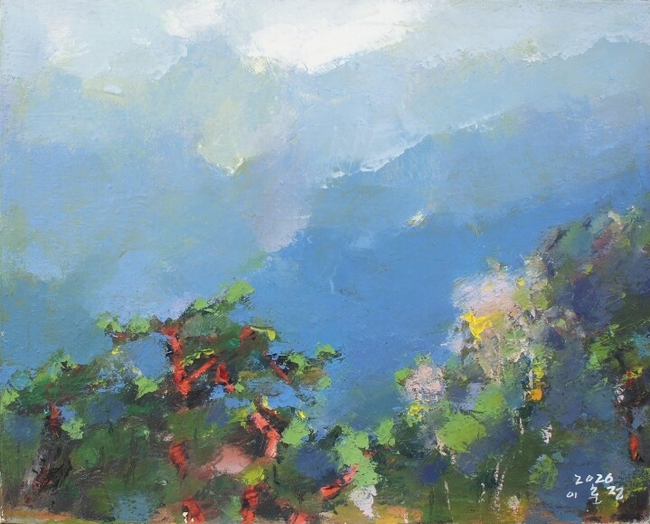 이훈정作_고리봉의 숲속_53.0x45.5cm_oil on canvas_2026