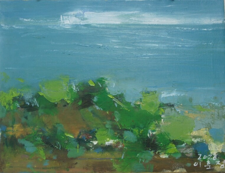 이훈정作_해안의 여름_45.5x38.9cm_oil on canvas_2026