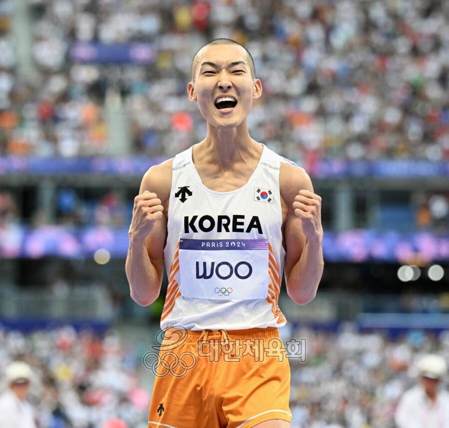 2024 파리올림픽에 출전한 우상혁 선수(대한체육회 제공)