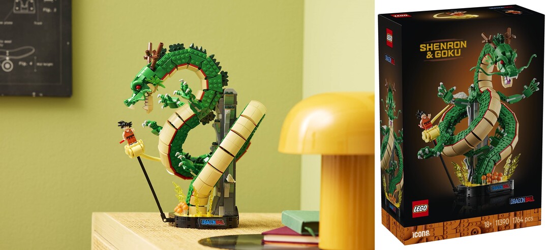 레고그룹, &lsquo;레고 드래곤볼 신룡 & 손오공(LEGO Icons Dragon Ball Shenron & Goku, 11390)&rsquo;/ 레고그룹 제공