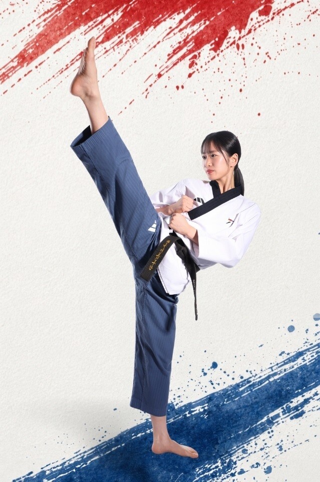용인특례시 태권도팀 정하은 선수. 용인시 제공