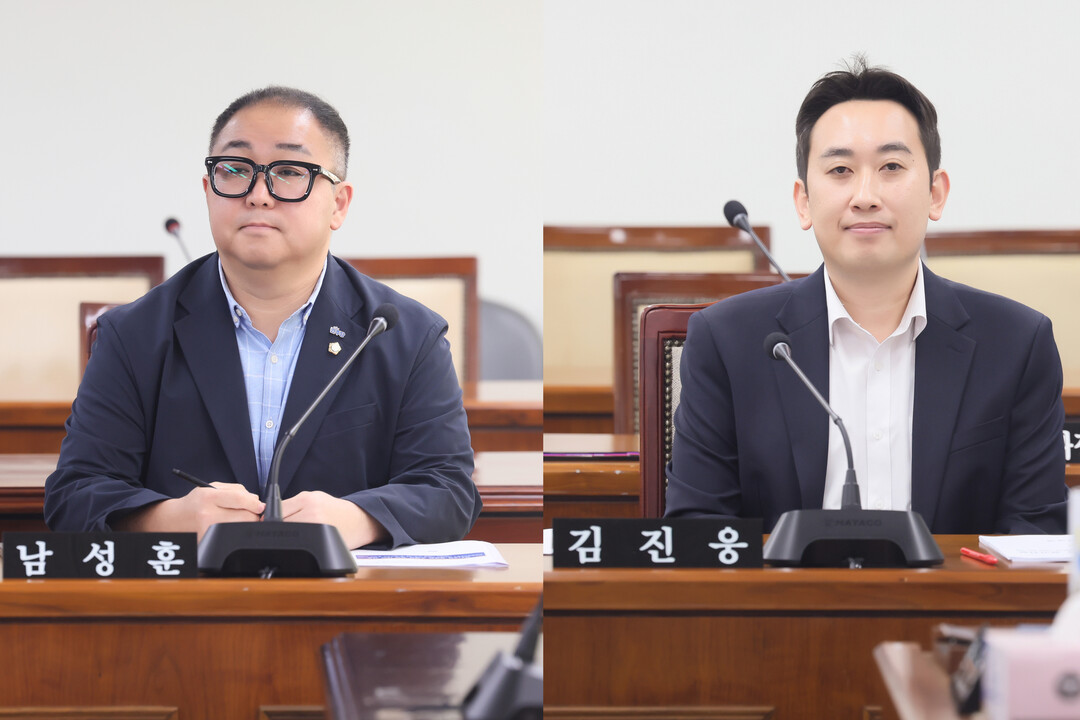 인천시 부평구의회 남성훈. 김진웅의원